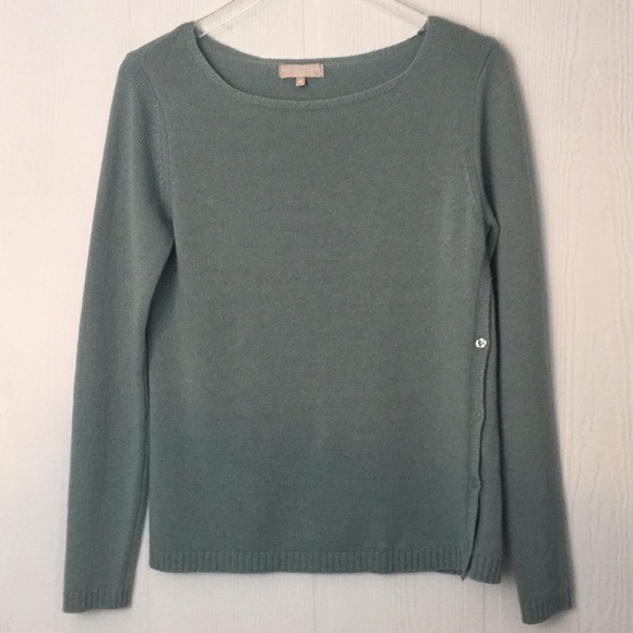 Benedetta B. Sweaters - Merino Wool Cashmere Long Sleeve Sweater Sz Med